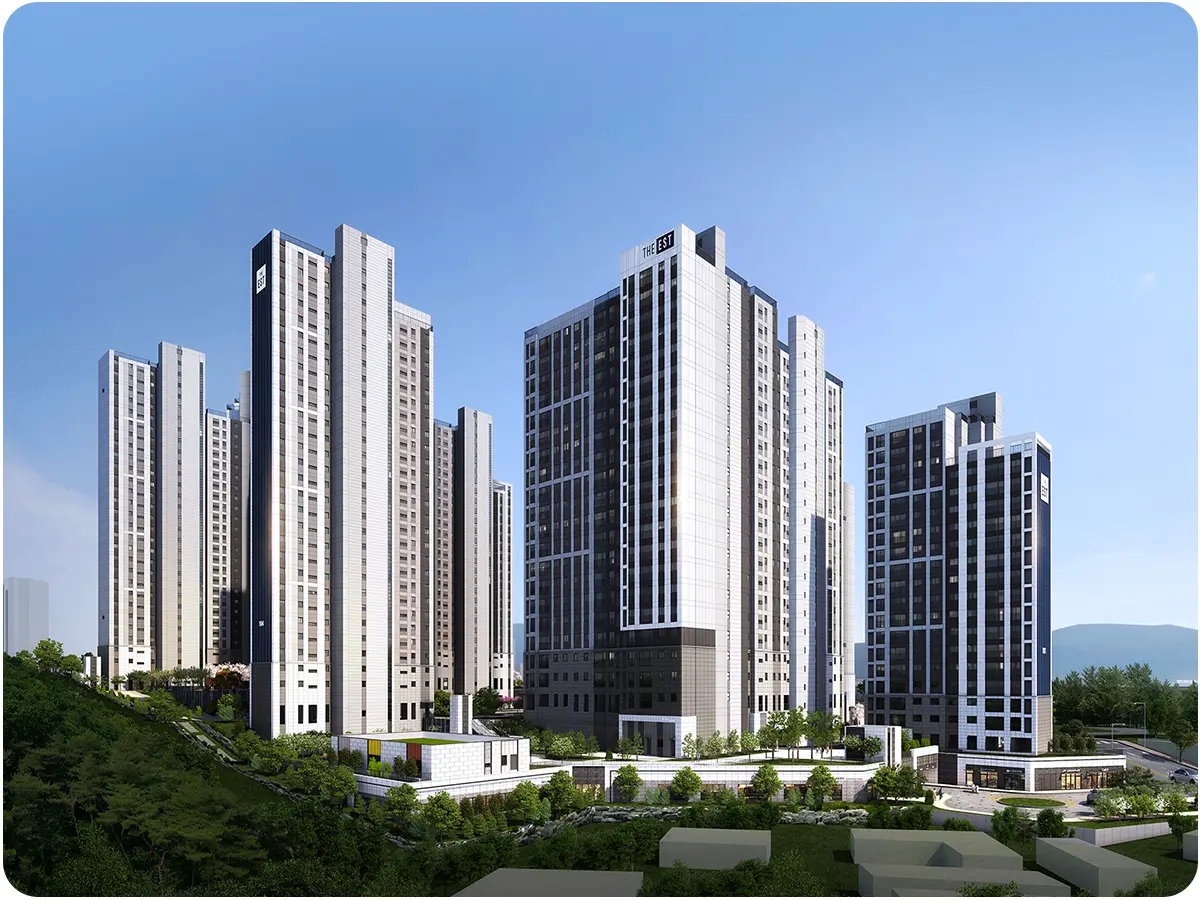 춘천 동문디이스트 아파트 조감도